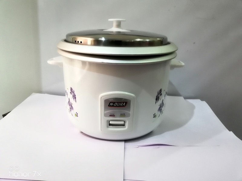 NDURA RHINO Electric Rice Cooker(2.8, White) NDURA RHINO Electric Rice Cooker(2.8, White)