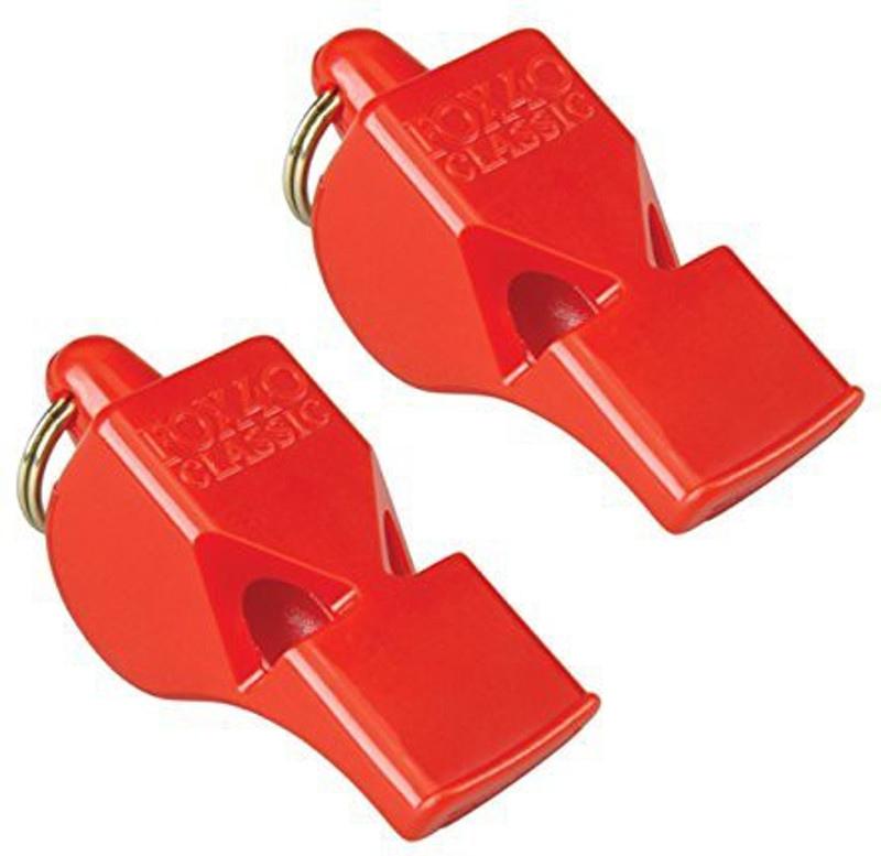 Fox 40 FOX 40 Whistle Red Pack Of 2 Pealess Whistle(Red, Pack of 2)