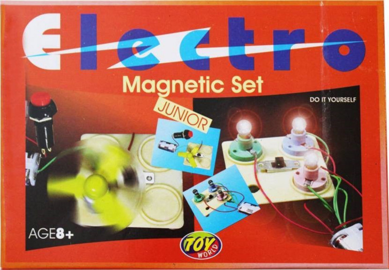 A R ENTERPRISES Electro Magnetic Set Kit for Kids Science Experiments Basic Toys Game (Multicolor)(Multicolor)