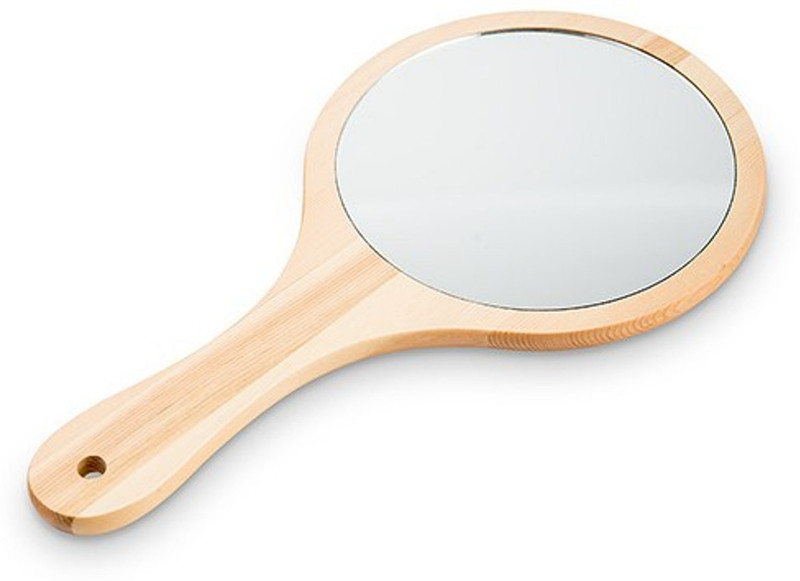 Beauty Studio wooden hand mirror