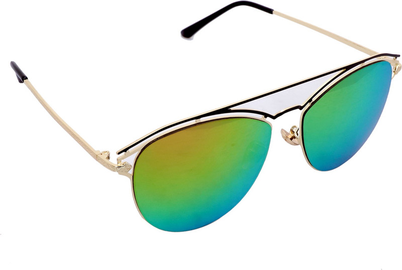 Pacify Oval Sunglasses(Golden)