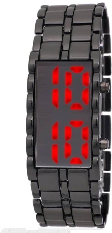 Declasse led kjuytrd LEDSKMEI HEAVY BRACELET WITH RED LIGHT FOR TEENAGERS AND COLLEGE GOING BOYS Digital Watch - For Men