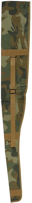 SHAH Unisex Canvas 32 Inches Gun cover Racquet Carry Case/Cover Free Size(Green)