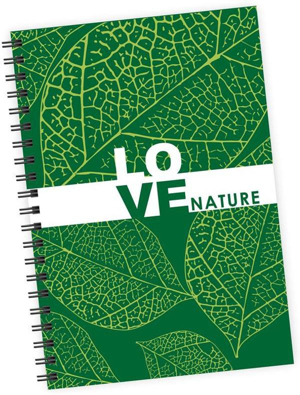 dpotli A5 Notebook(LOVE Nature, Multicolor)