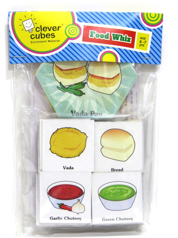 Clever Cubes Food Whiz Board Game
