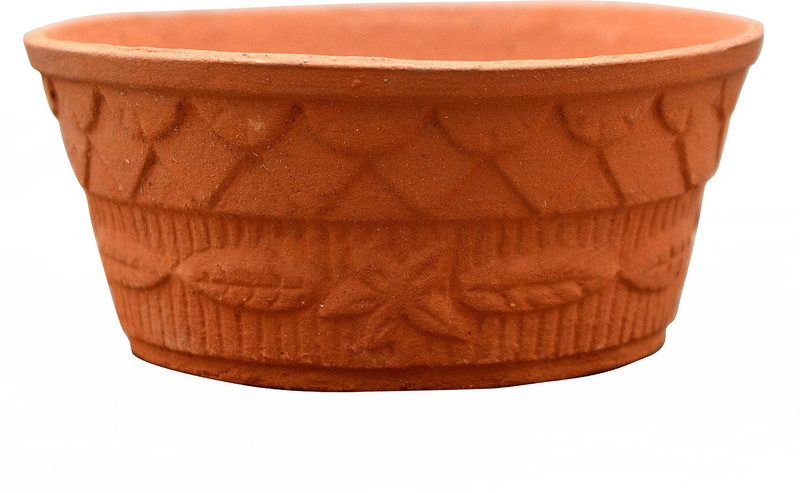 om craft villa Pottery Bowl Set(Brown, Pack of 4)