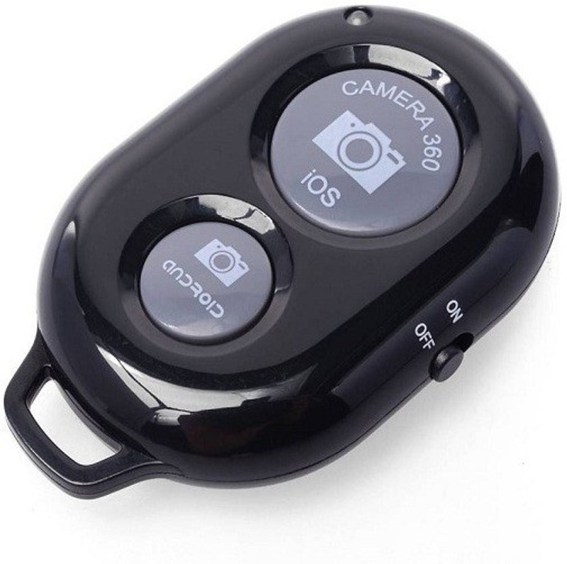 Oxza Selfie Stick Bluetooth Shutter Camera Remote Control(Multicolor)