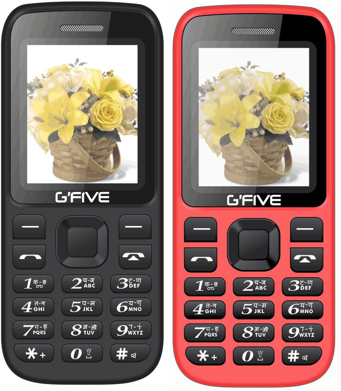 Gfive N9 Combo of Two Mobile(Black & Red)