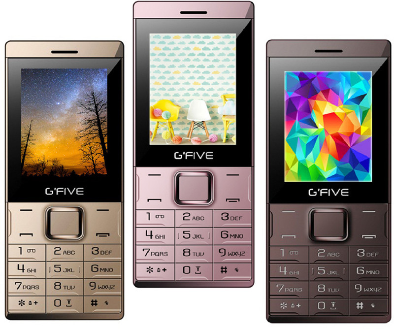 Gfive Z9 Combo of Three Mobile(Gold, Rose & Coffee)