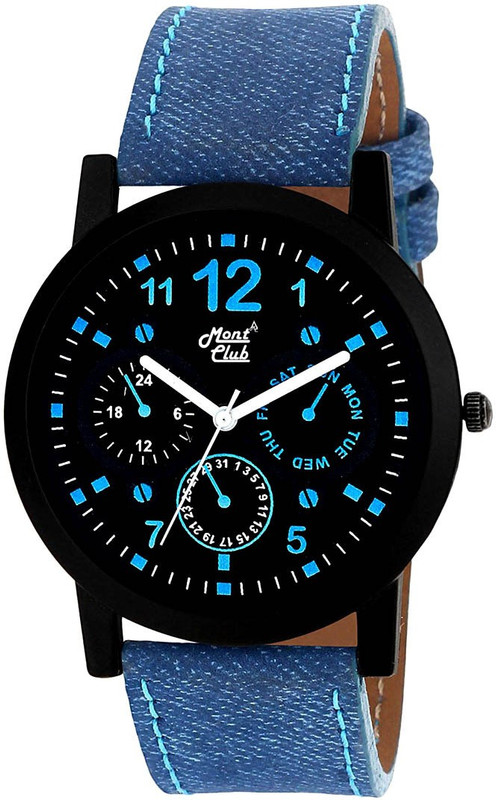 mont club M-01 Denim Style Smart Analog Watch  - For Men