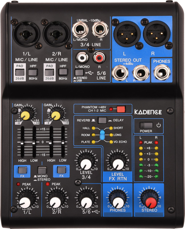 Kadence KAD-MIX-AG06 Analog Sound Mixer