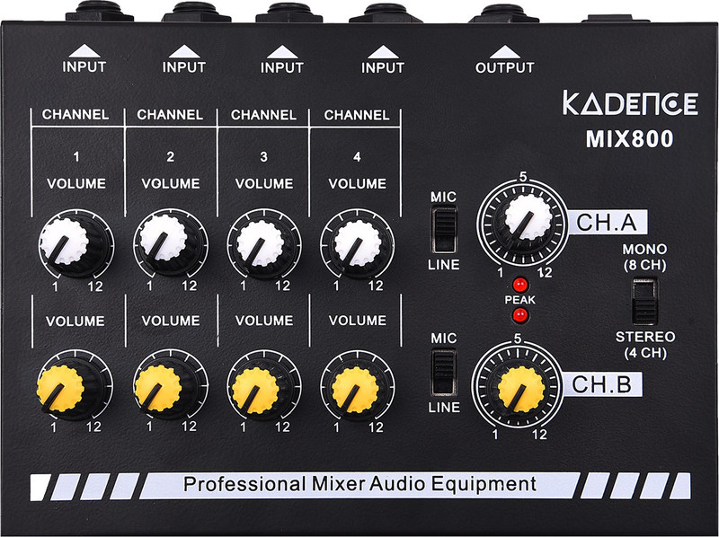 Kadence KAD-MIX-MX800 Analog Sound Mixer