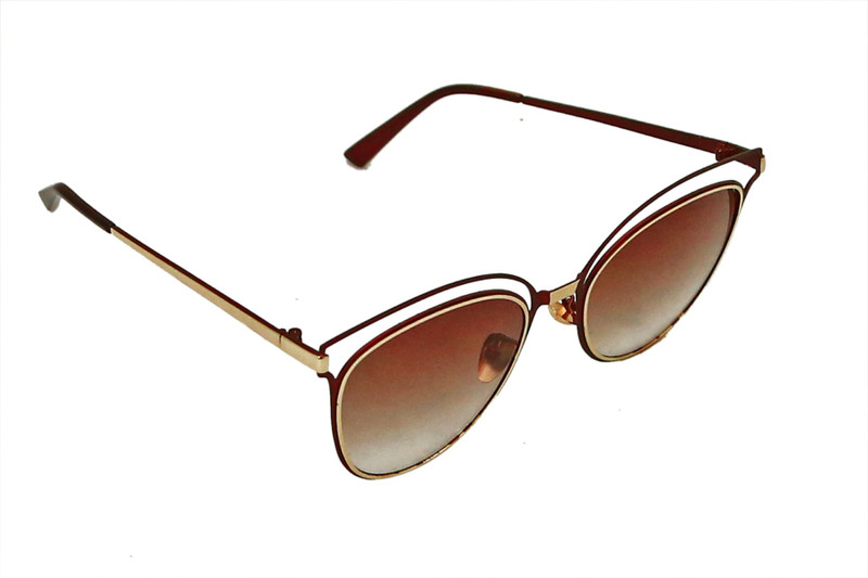 Pacify Cat-eye Sunglasses(Brown)