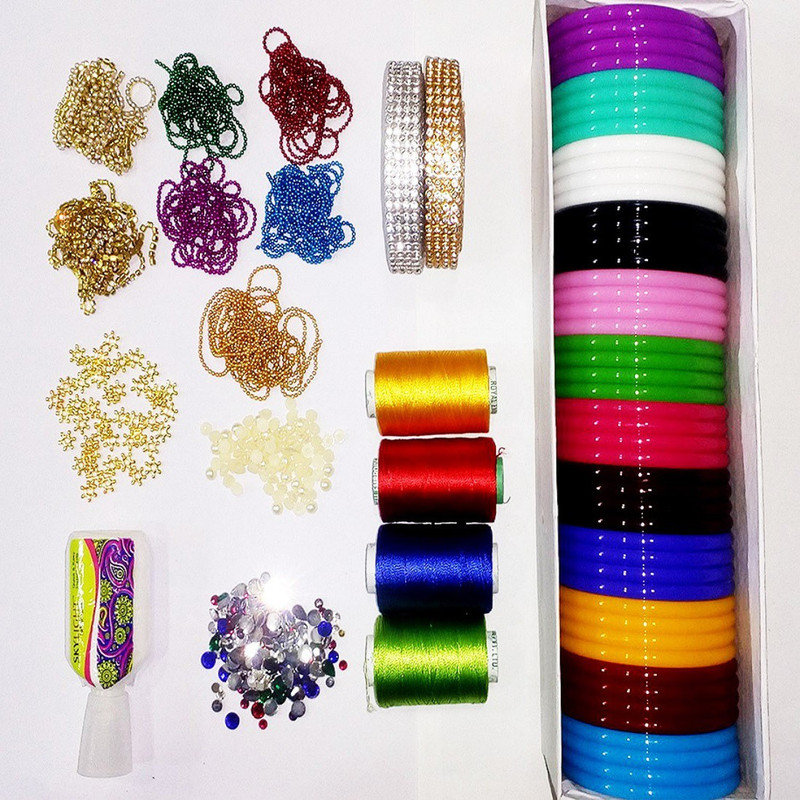 Thread hotsell bangles materials
