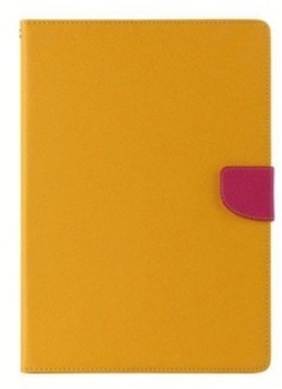 Micomy Flip Cover for Apple Iphone Ipad 4(Yellow, Artificial Leather)
