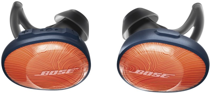 Bose Soundsport Free Bluetooth Headset with Mic(Orange, Navy Blue, In the Ear)