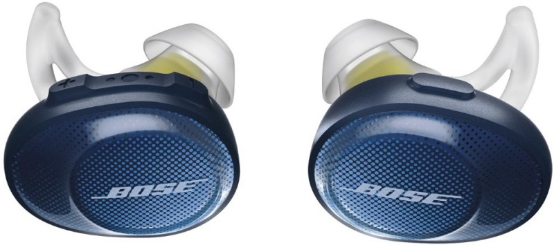 Bose Soundsport Free Bluetooth Headset with Mic(navy/citron, In the Ear)