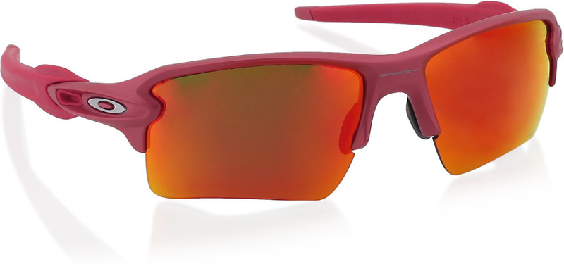 Oakley FLAK 2.0 XL Sports, Wrap-around Sunglass(Red)