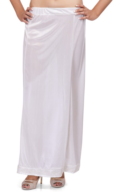 PKYC AM-WhiteLycrptc Lycra Blend Petticoat(XL)