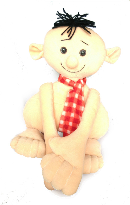 lyfgoods Cute Stuffed baby Soft Toy Birthday Gift For kids ,Doll Plush (Color- peach,Size-12 inch)  - 30 cm(Grey)