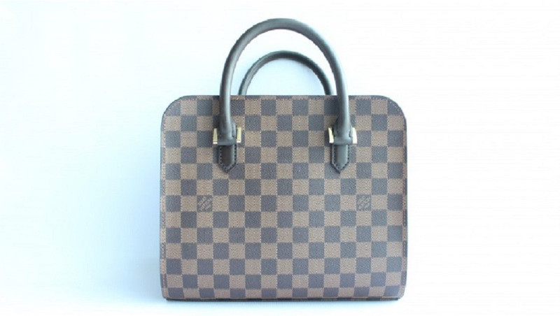 Louis Vuitton Damier Top Handle Bag Waterproof Multipurpose Bag(Brown, 2 L)