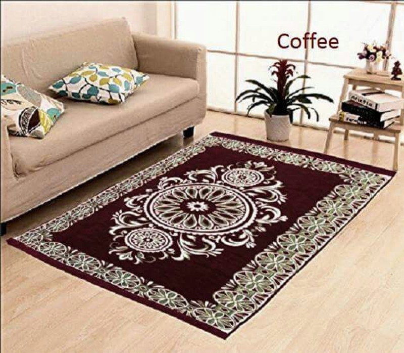 st decor store Brown Chenille Carpet(150  X 210)
