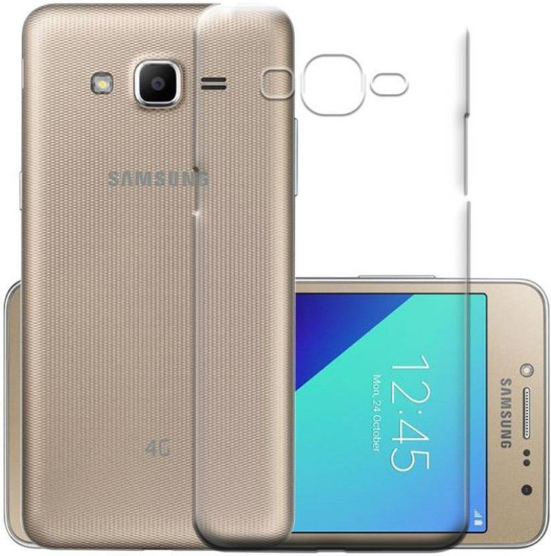 gs smart Back Cover for Samsung Galaxy J2 - 2016(Transparent, Silicon)