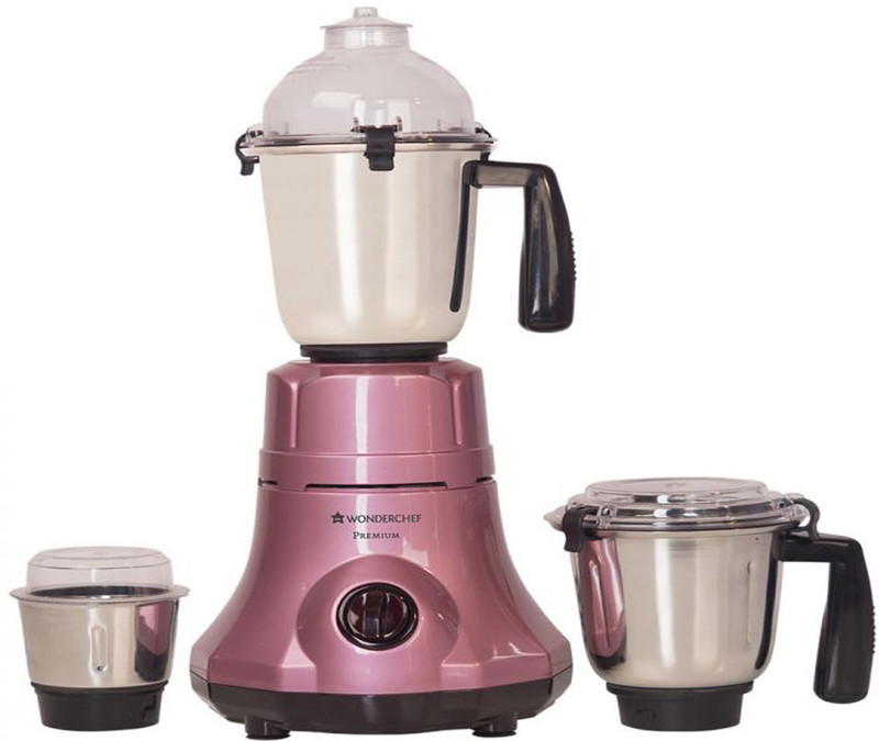 Wonderchef Premium Mixer Velvet Premium Mixer Grinder - Velvet - 750 W 750 W Mixer Grinder(Multicolor, 3 Jars)