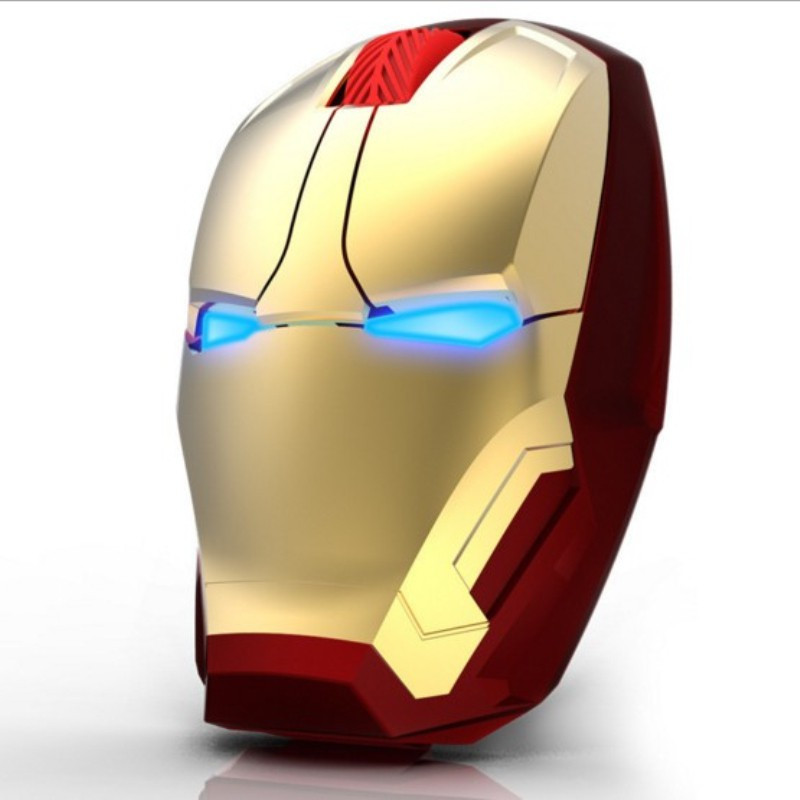 Trinity Iron Man Wireless Optical Gaming Mouse(USB, Gold)