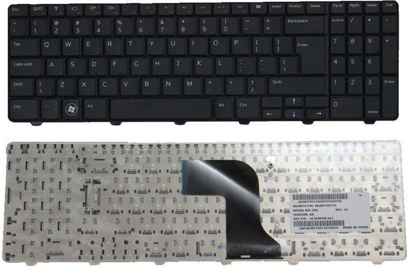 Lapstar KEYBOARD FOR DELL INSPIRON 15R N5110 5110 Laptop Keyboard Replacement Key
