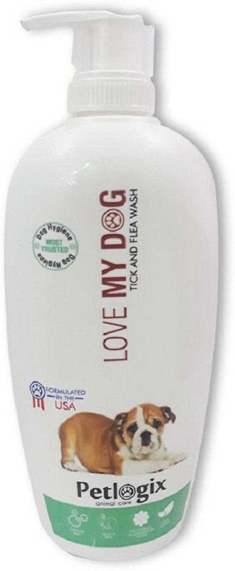 Petlogix Tick And Flea Wash Shampoo For Cats Dogs And Other Pets