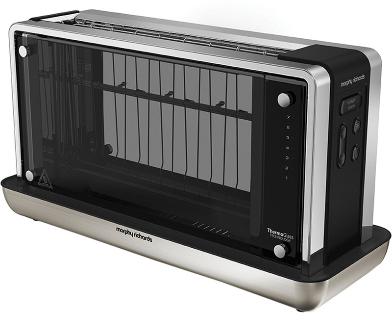 Morphy Richards Redefine 1600 W Pop Up Toaster(Glass)