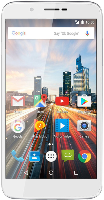 Archos 55 Helium (White, 16 GB)(1 GB RAM)