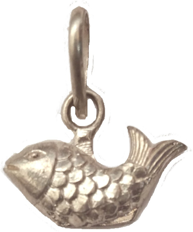rajlaxmi jewellers FISH LOCKET SILVER 92.5 Silver Locket