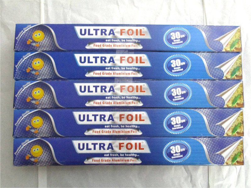 ultra foil Foil Wrap 30 Gm Aluminium Foil(Pack of 5, 3 m)