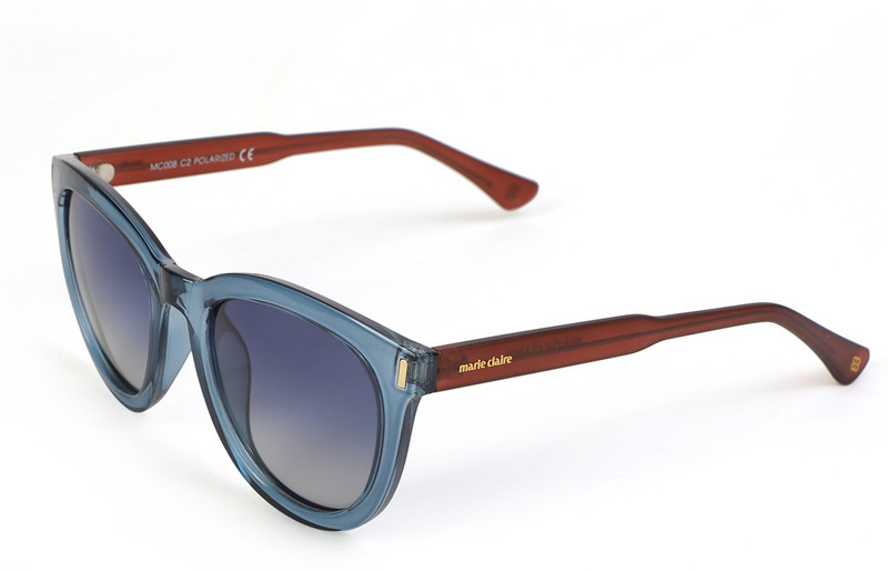 Marie Claire Round Sunglasses(Blue)