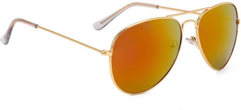 Eyeshot Aviator Sunglasses(Yellow, Red)
