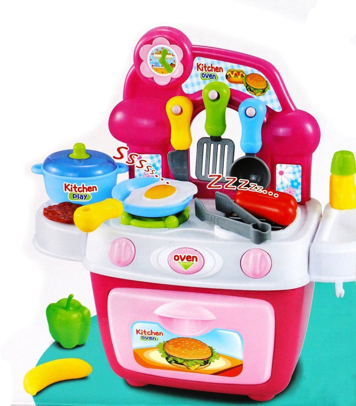 Pepperonz Portable Battery Operated Kitchen Oven Play set For Kids(Multicolor)