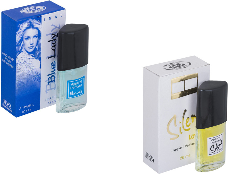 HVJ Combo Blue Lady-Silent Love-40ml Eau de Toilette - 40 ml(For Women)