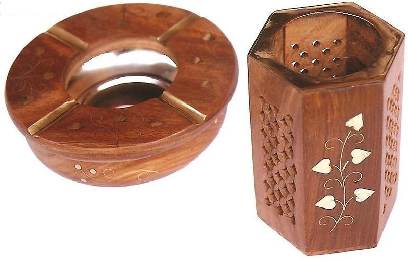 new mayur enterprises Decorative Showpiece  -  15 cm(Neem Wood, Brown)