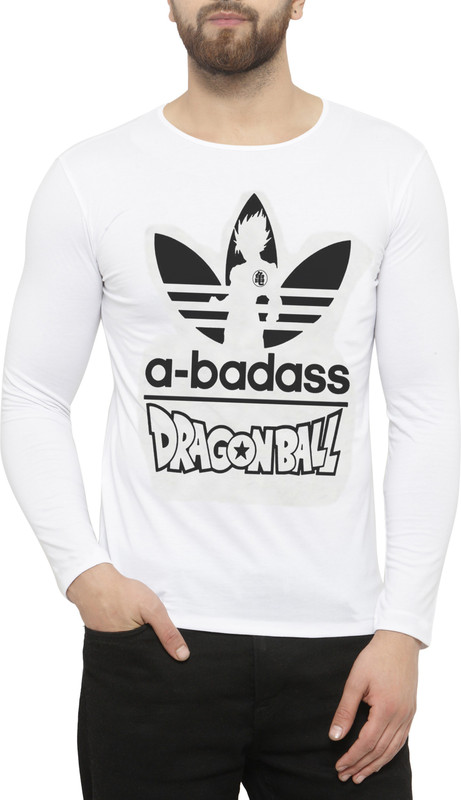 keys Graphic Print Men Round Neck White T-Shirt