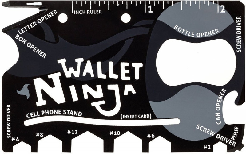 SCORIA Wallet Ninja Hunting multi tool kit