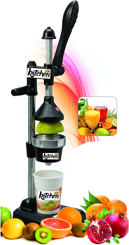 KITCHEN CROWN Aluminium HBKC01 Hand Juicer(Black)