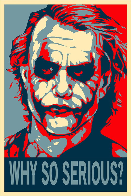 Dc Joker 12 Inches X 18 Inches 300 Gsm Paper Print Poster Photographic Paper(18 inch X 12 inch)