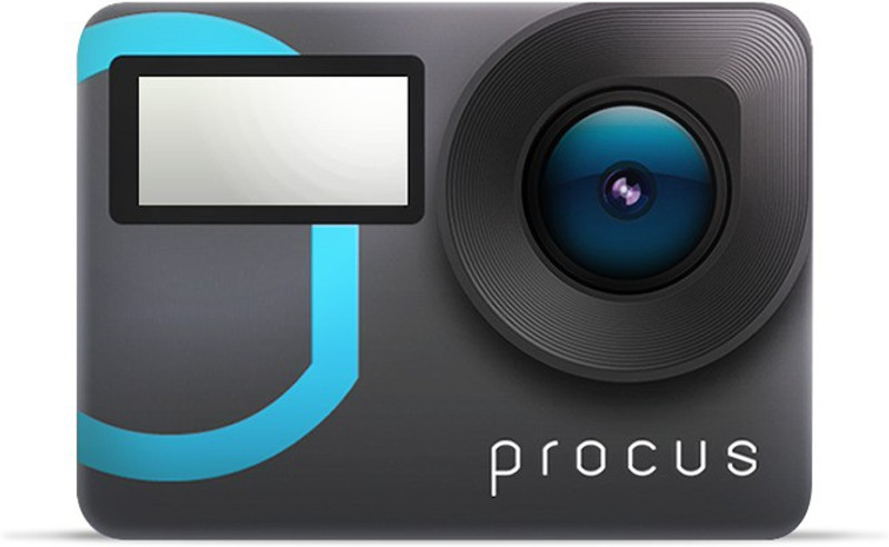 PROCUS Action Camera EPIC 4K dual touchscreen Sports and Action Camera(Black, 12 MP)