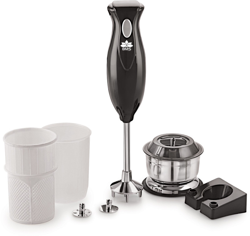BMS Lifestyle BMS-H01 TurboMix 250-Watt 250 W Hand Blender(Black)