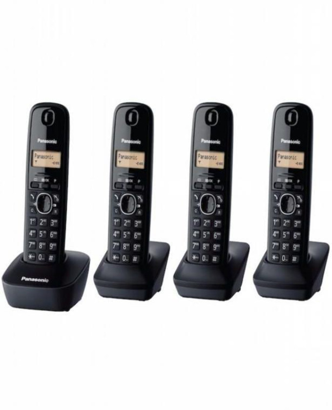 Panasonic KX-TG1614 Cordless Landline Phone(Black)