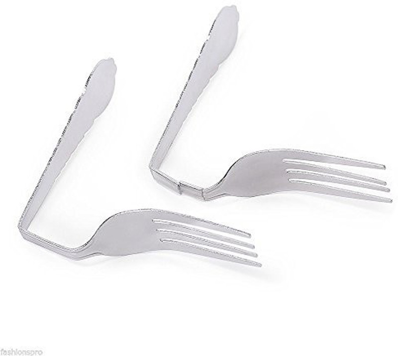 magicswizz Brand Amazing Toy Trick 2 Pieces Fork Bending Perfect Close-Up Magic Props Gadget(Multicolor)