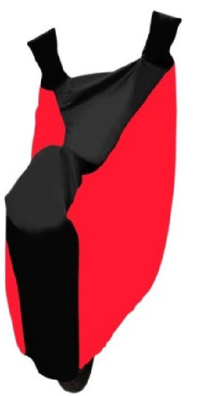 Oren Tech Two Wheeler Cover for Bajaj(Pulsar 200 NS DTS-i, Red, Black)