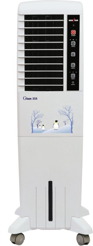 Kenstar Glam 35R Tower Air Cooler(White, 35 Litres)